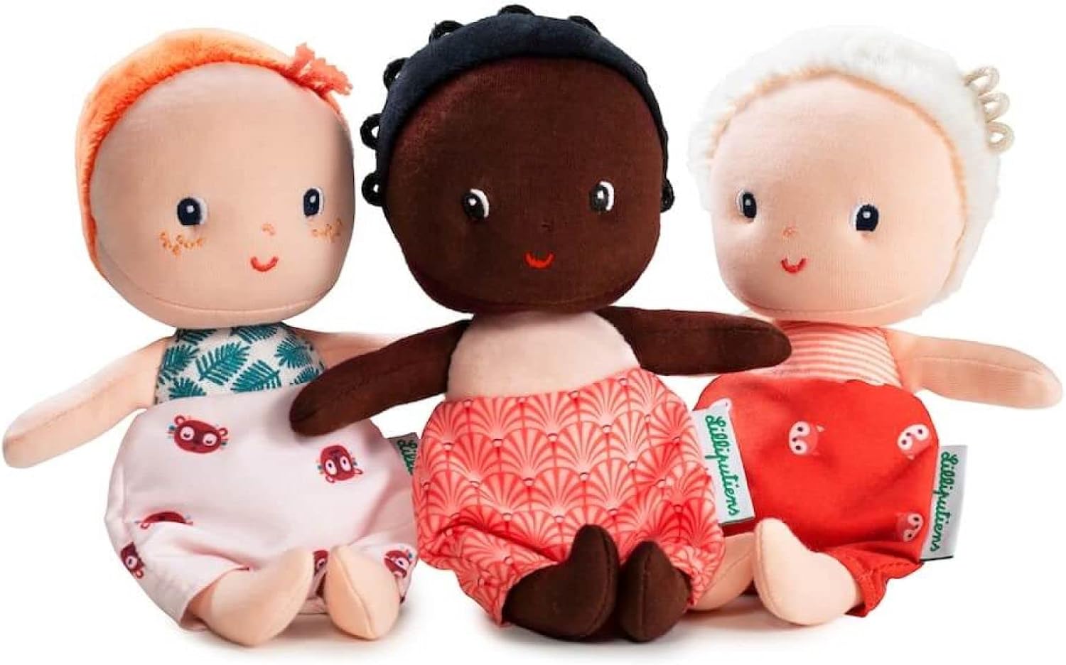 Primer bebé de tela suave Mahé Lilliputiens lavable a máquina - Objeto de apego desde 0 meses