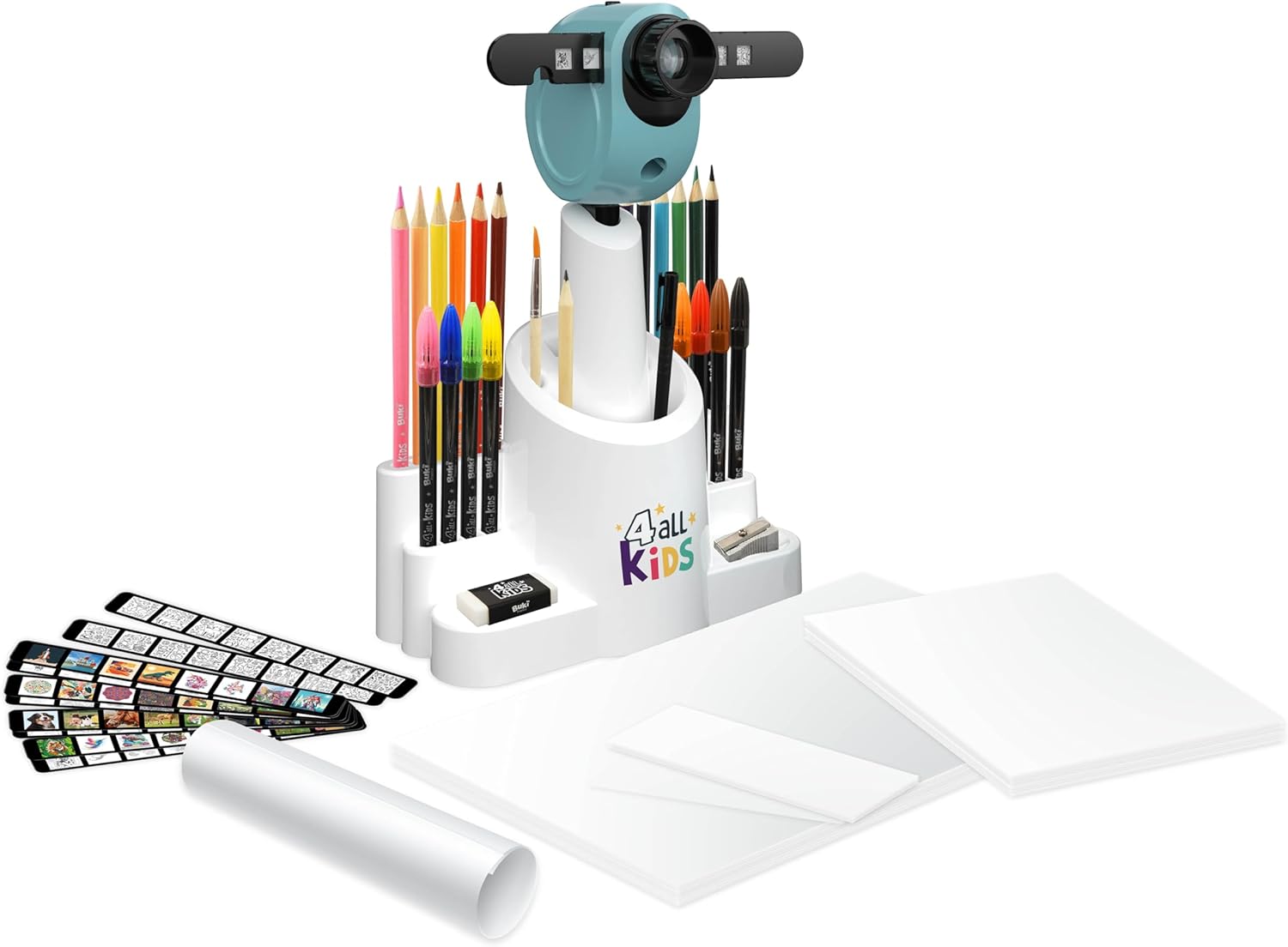 Proyector de dibujos Buki 4 All Kids con dimensiones - 26 cm x 15 cm x 10,5 cm