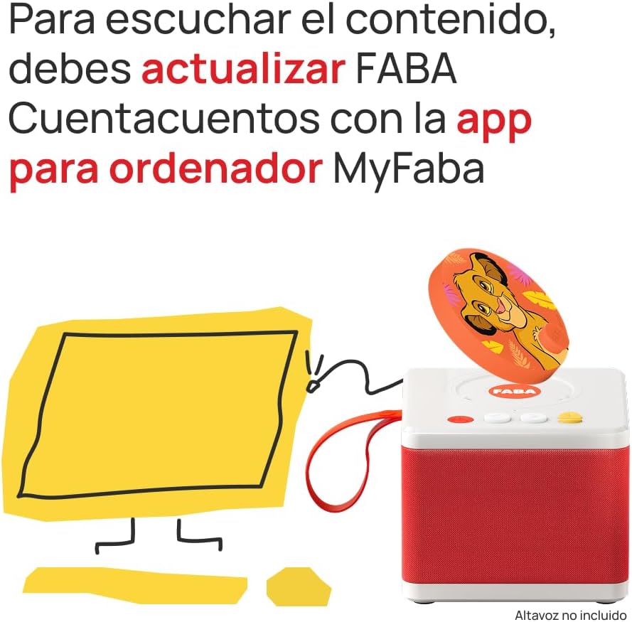 Cuento El Rey León - Disco Sonoro FABA