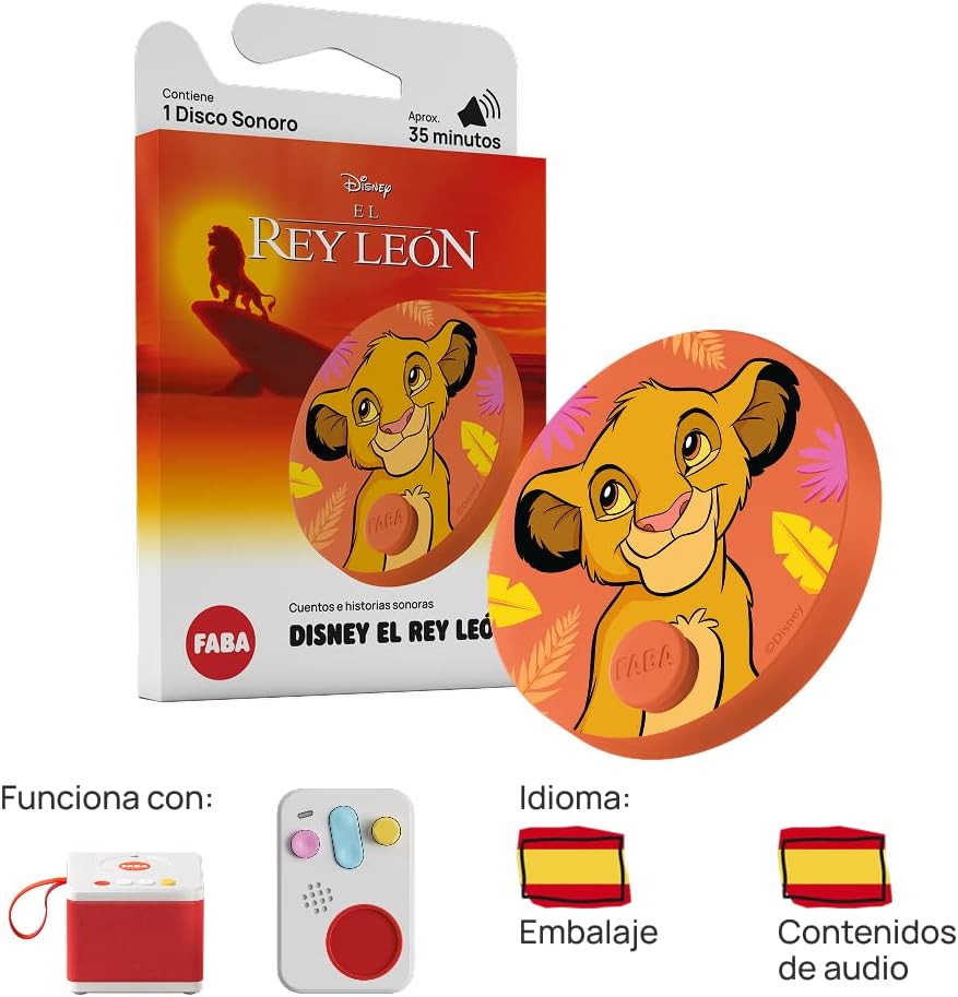 Cuento El Rey León - Disco Sonoro FABA