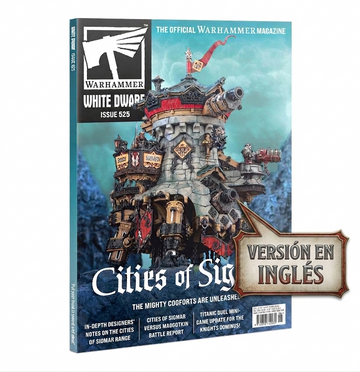White Dwarf 525 - Portada revista oficial Warhammer junio 2026 - Games Workshop - Cities of SigmarWhite Dwarf 525 - Portada revista oficial Warhammer junio 2026 - Games Workshop - Cities of Sigmar