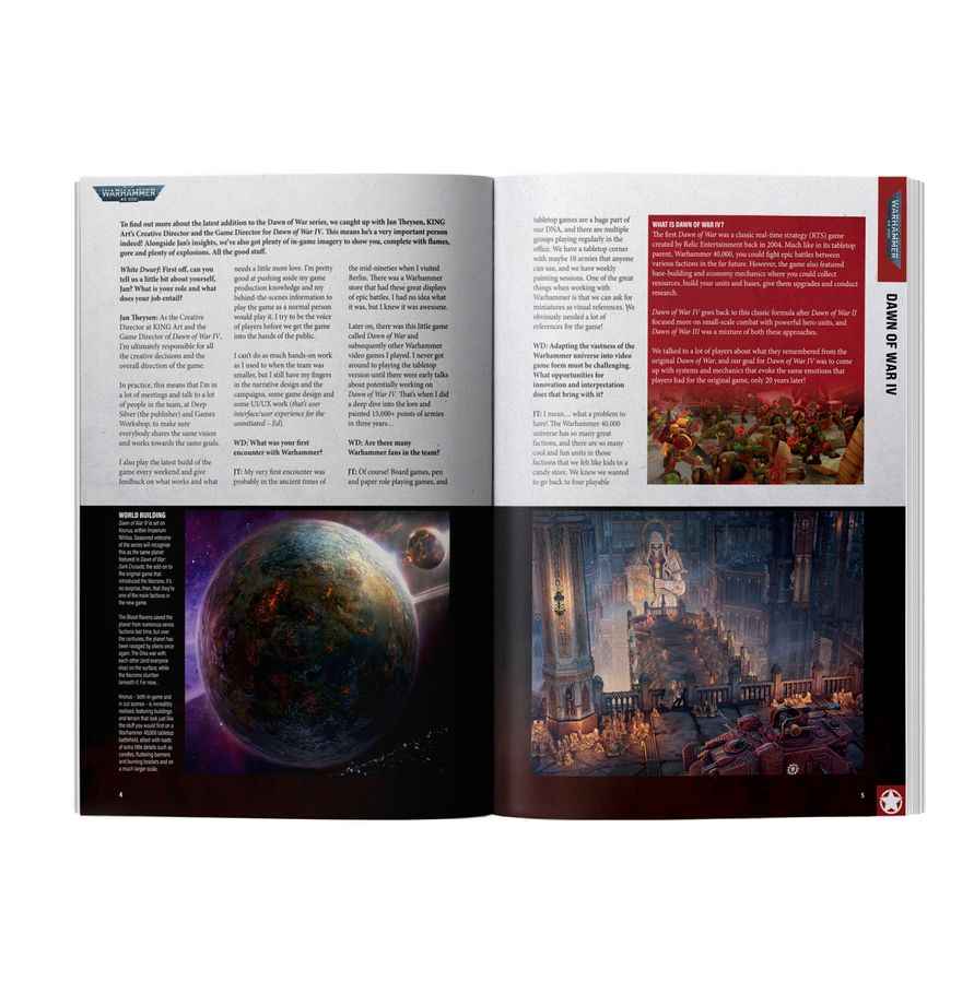 Interior White Dwarf 526 – Reglas exclusivas, trasfondo y guías de pintura Warhammer