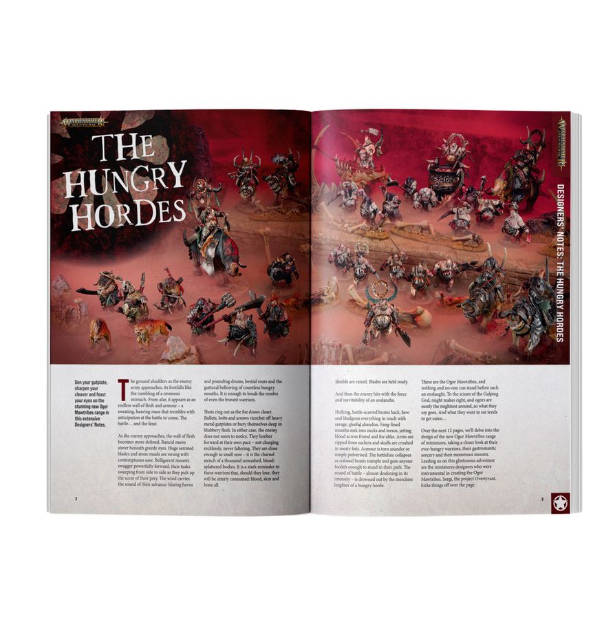 Tarjetas y rastreador de puntos incluidos con la revista White Dwarf 528 Warhammer en inglés