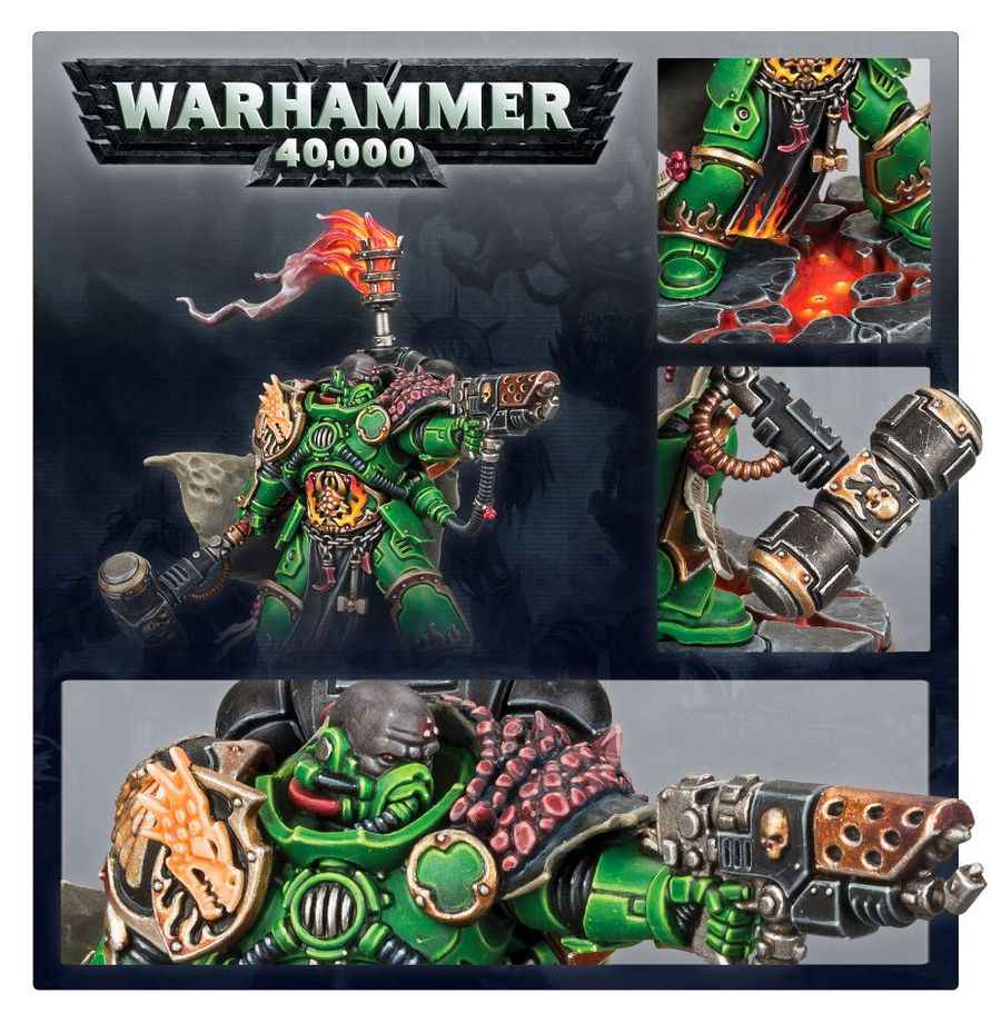 Adrax Agatone – Capitán Salamanders Warhammer 40.000 | Miniatura para Pintar