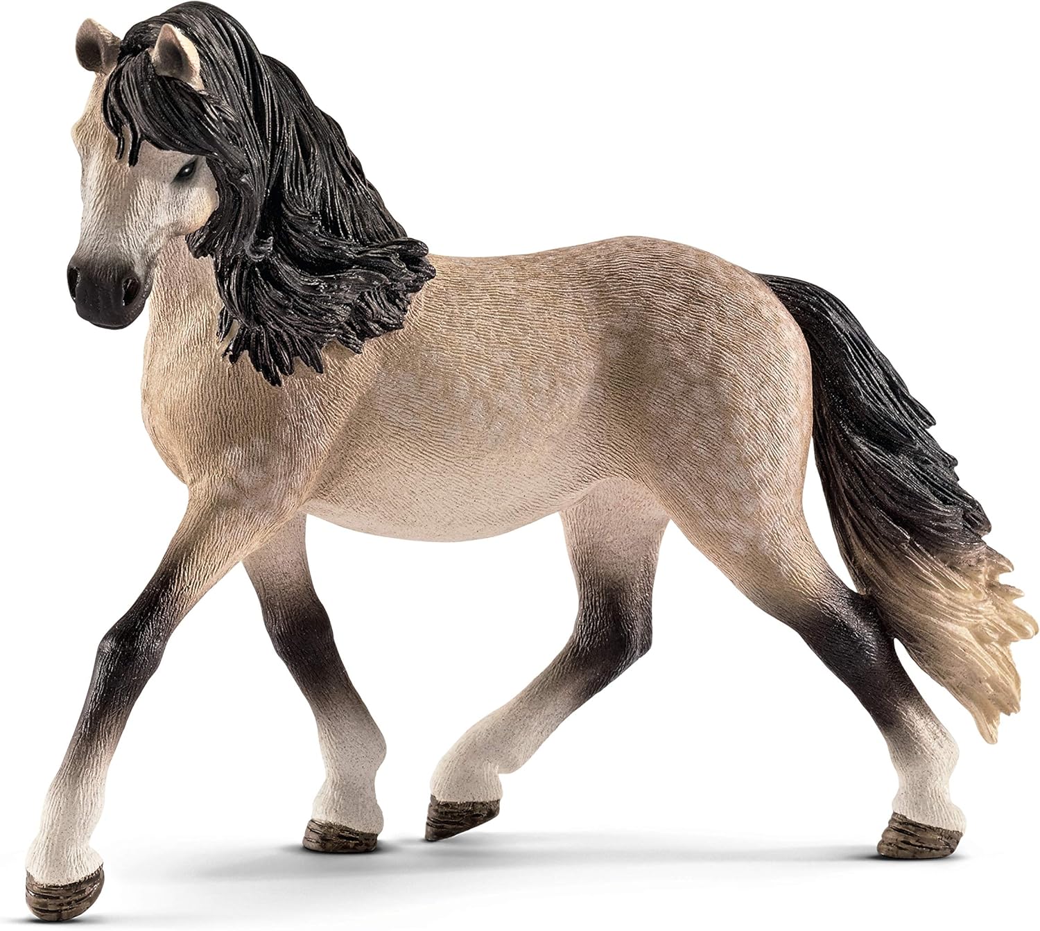 Figura de caballo Schleich Yegua Andaluza de color marrón con detalles realistas. Educar Jugando