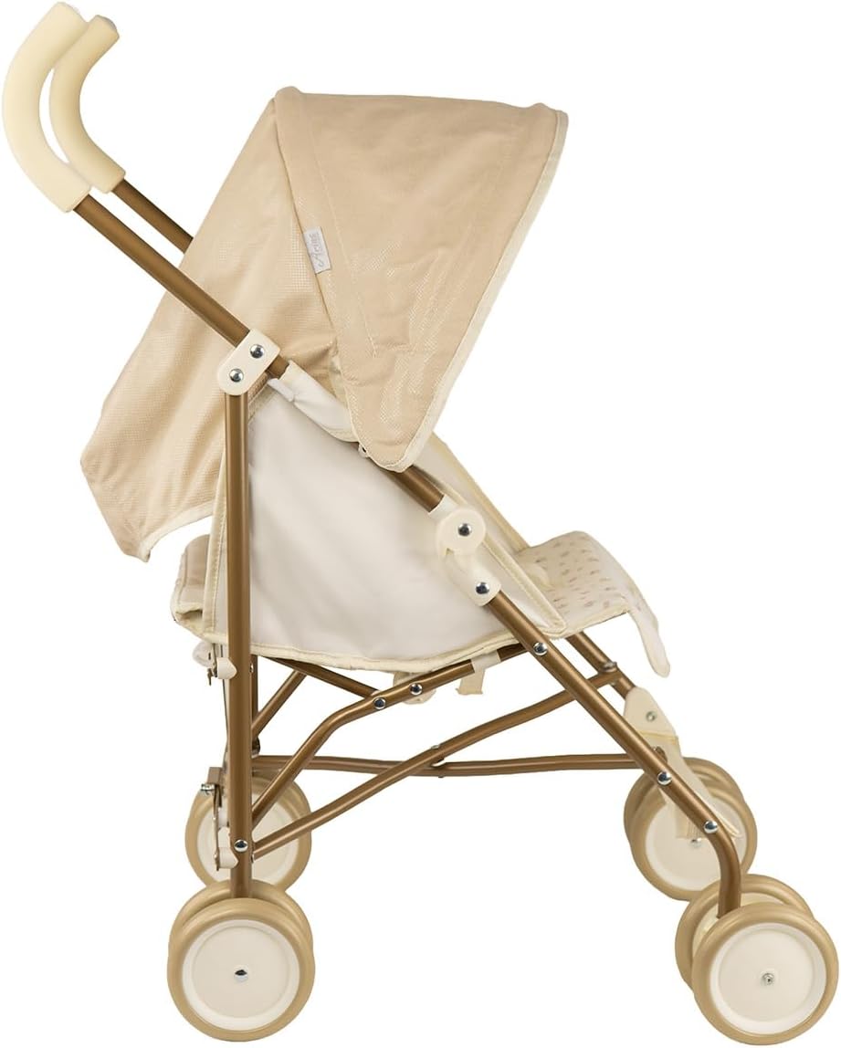 Silla de paseo Reborn de París Arias 40947 vista trasera con manillar a 73 cm de altura