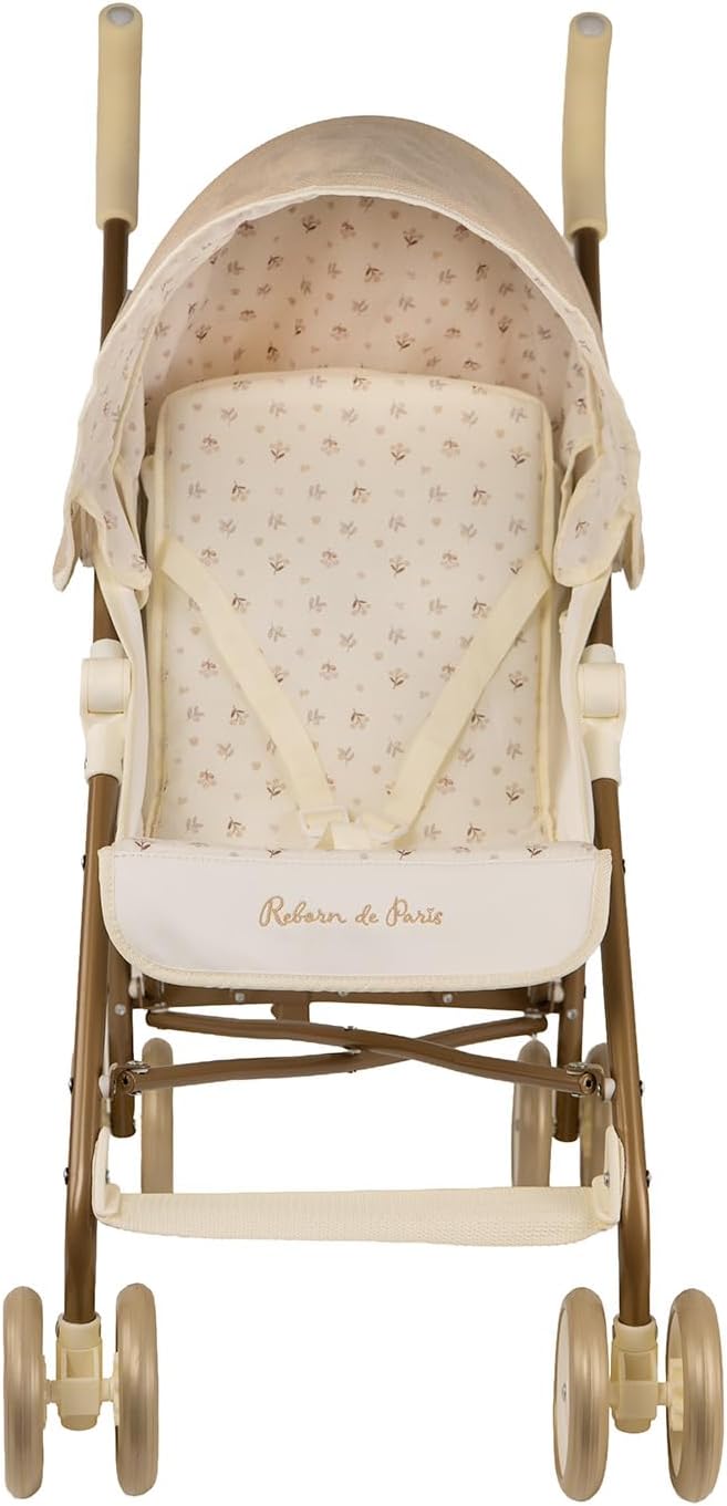 Silla de paseo Reborn de París plegable para muñecas Muñecas Arias ref. 40947, vista frontal completa