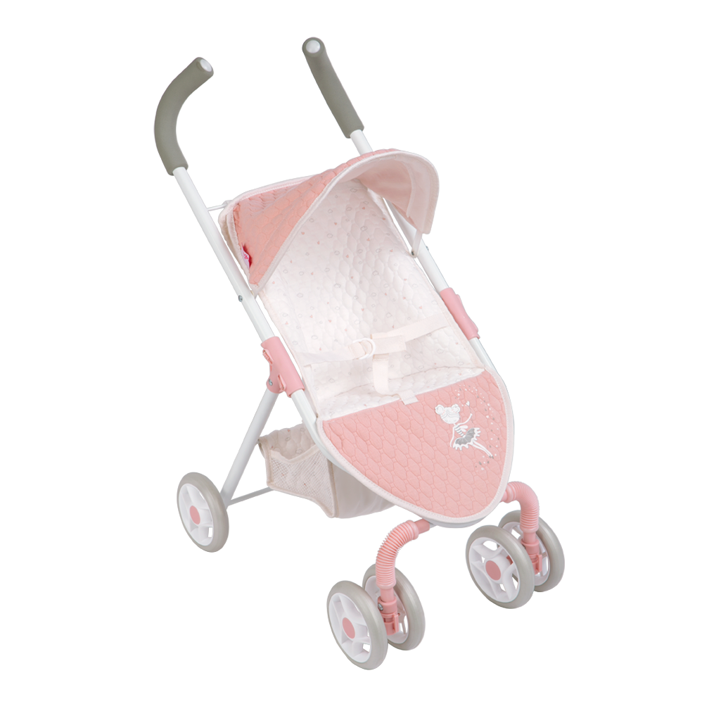 Sillita de paseo para muñecas colección Universe plegable con ruedas giratorias y manillar de 62 cm - Educar Jugando - Arias 40853