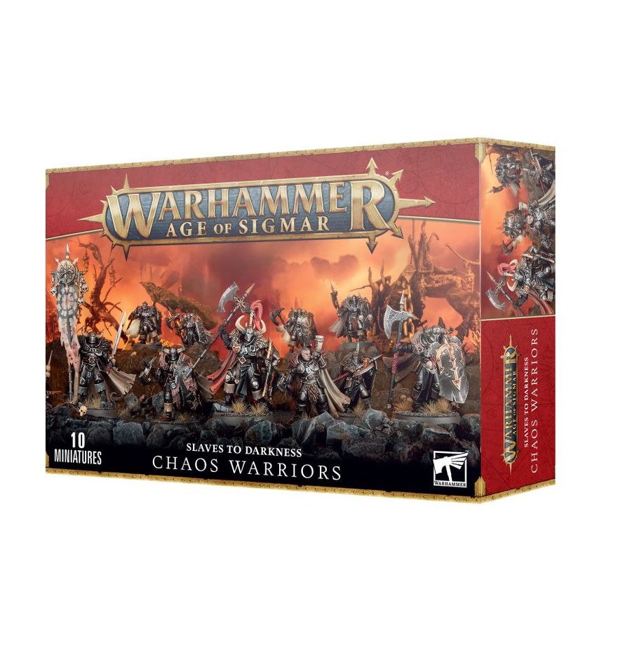 Caja oficial de Guerreros del Caos Slaves to Darkness para Warhammer Age of Sigmar.
