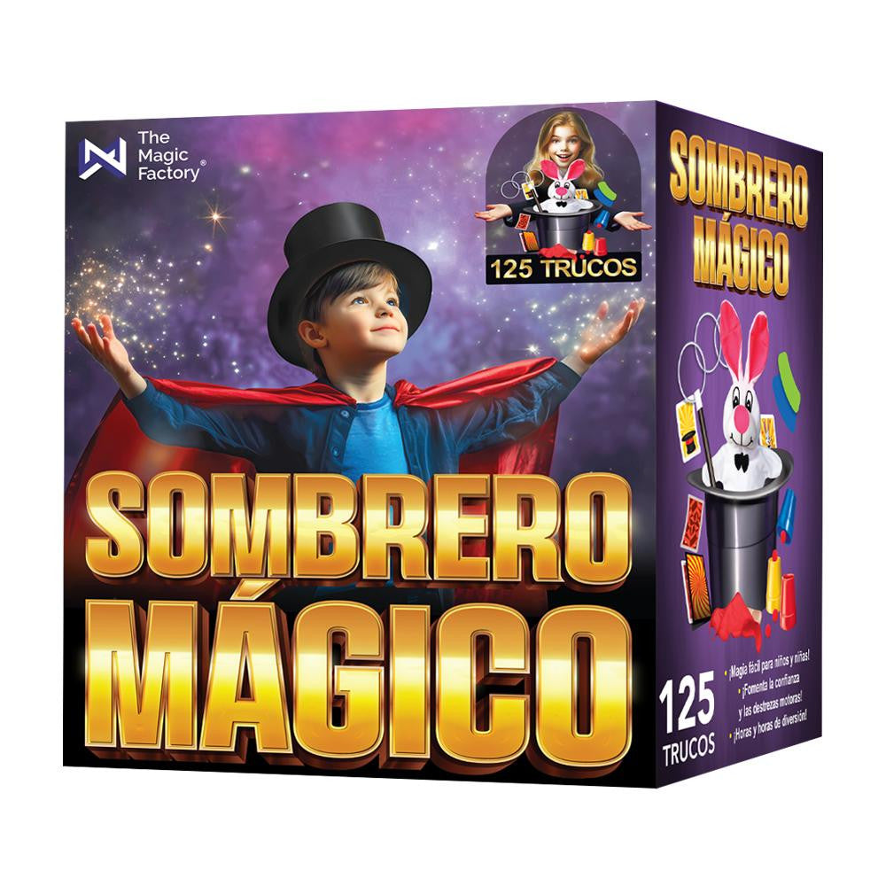 Juego de Magia - Sombrero Mágico 125 Trucos - Hanky Panky - Educar Jugando