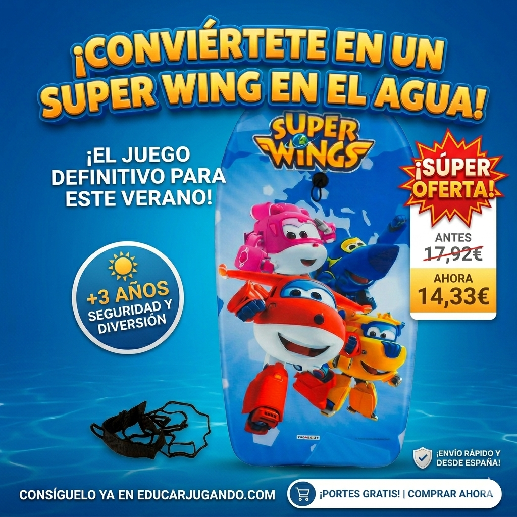 Súper Oferta: Tabla Bodyboard Super Wings 84cm | Envío GRATIS 24/48h