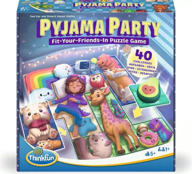 ThinkFun Pyjama Party - Juego de lógica para niños 5 años
