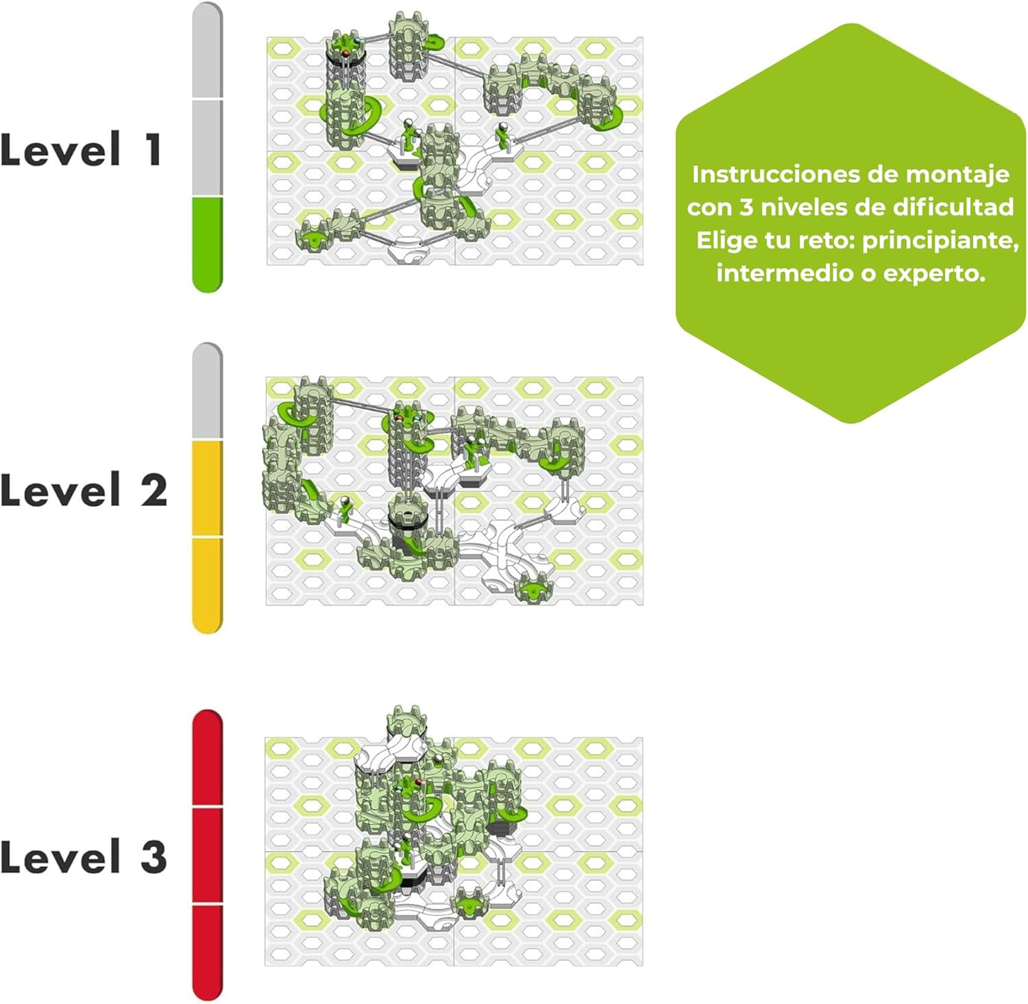 GraviTrax Action-Set Santorini piezas y componentes incluidos"