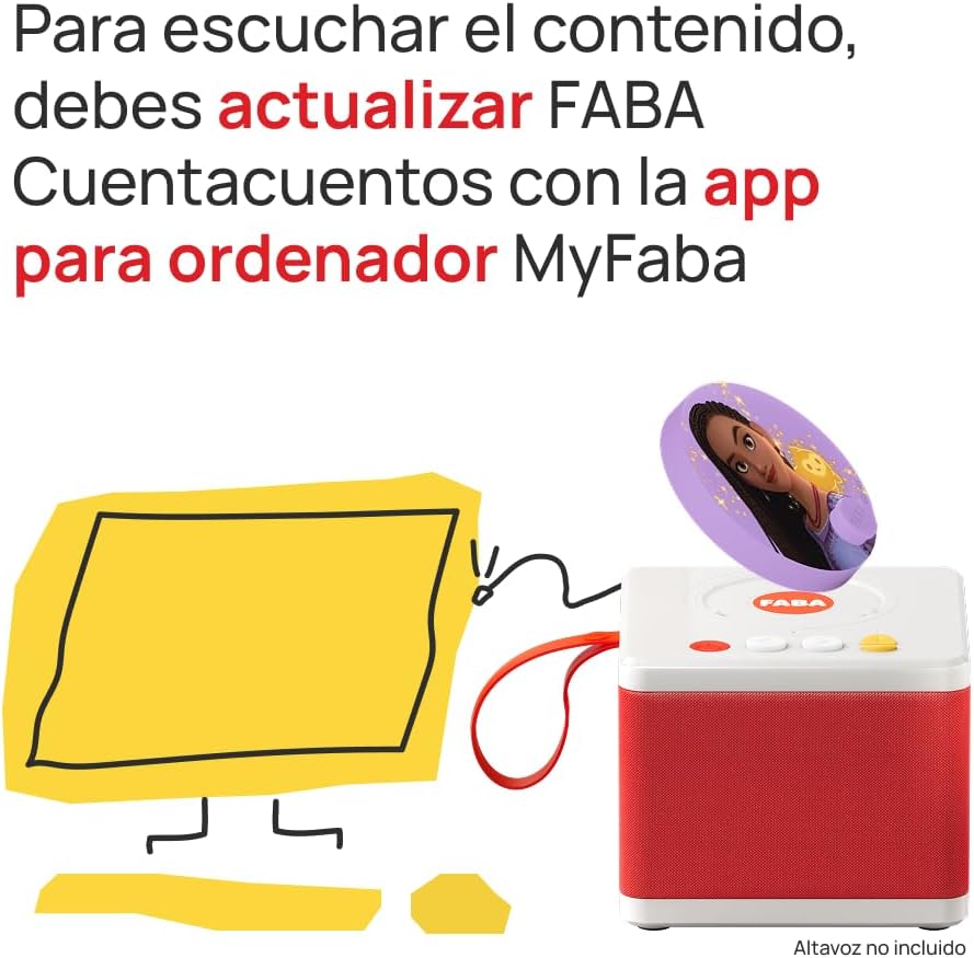 Cuentacuentos Wish Disney - Disco Sonoro Wish El poder de los Deseos - Faba