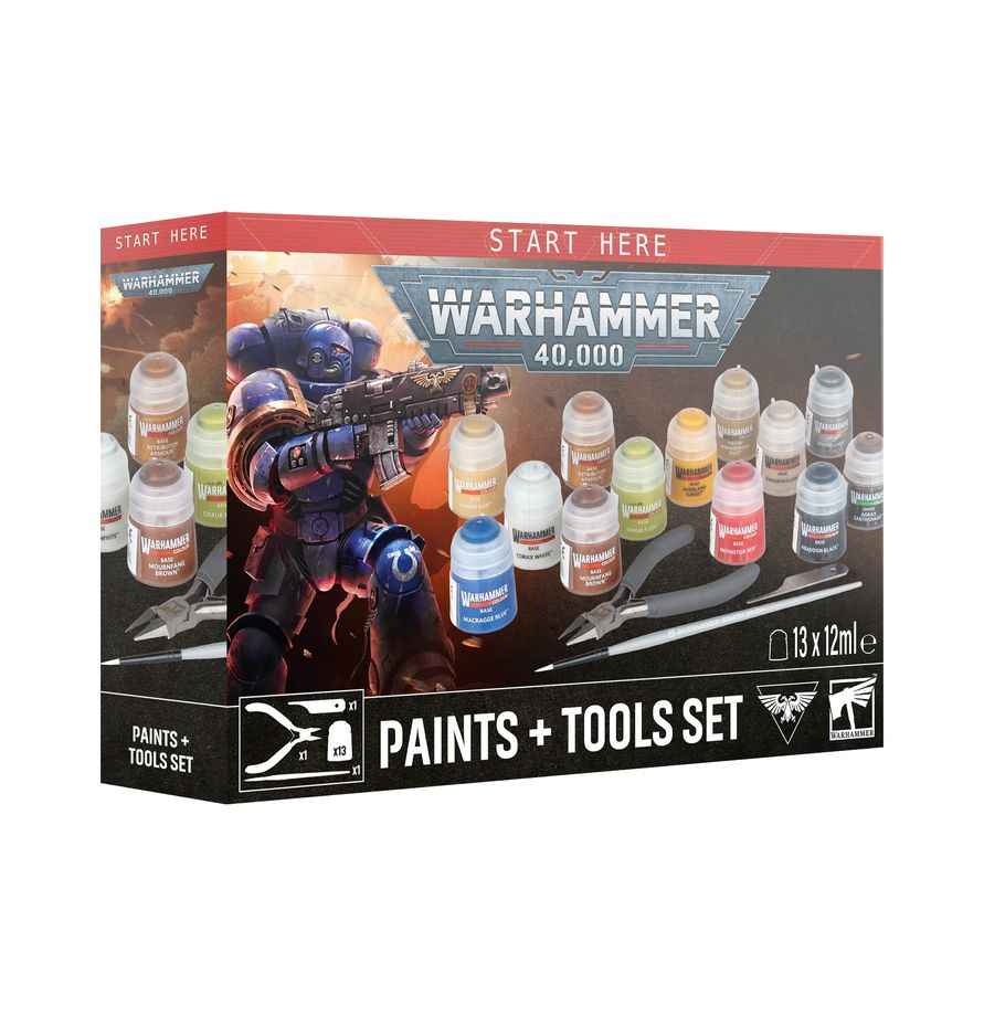Warhammer 40,000: Kit de pintura y herramientas